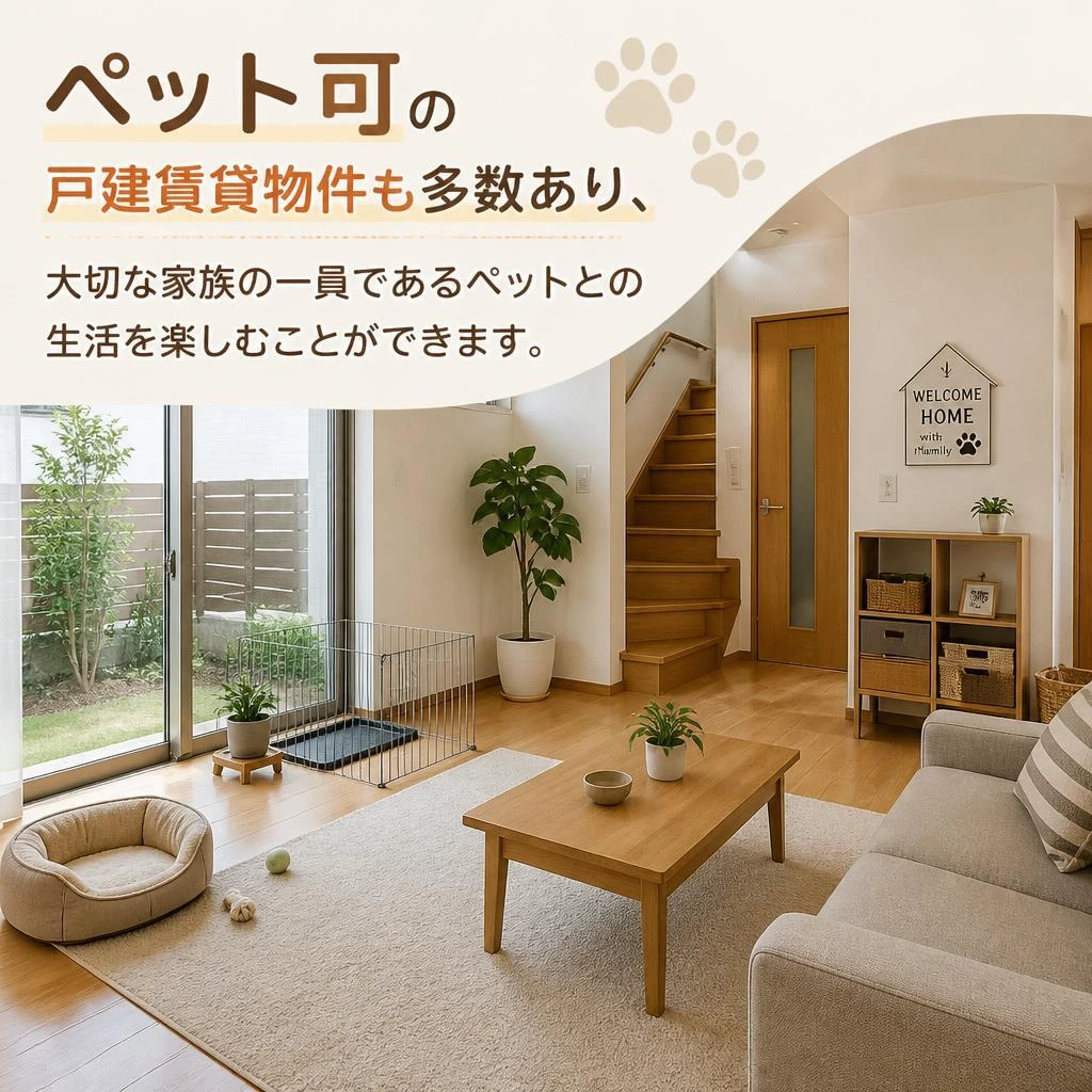 ペットと共に暮らせる幸せ