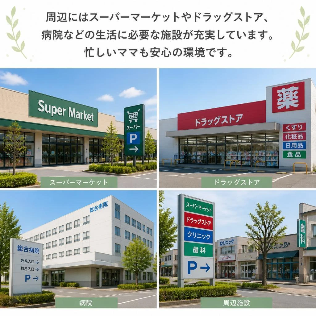 生活に便利な周辺施設