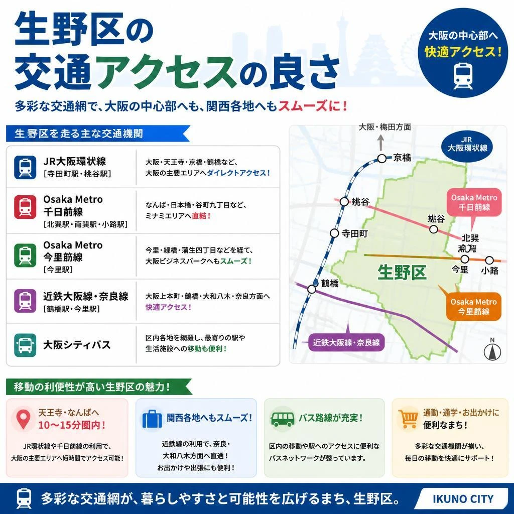 充実した交通アクセス
