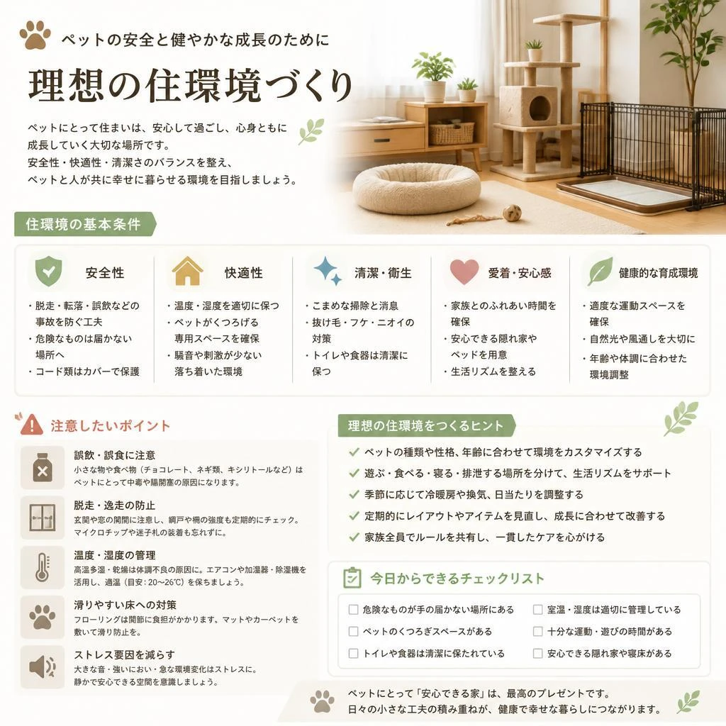 4. 安心の住環境を整えるポイント